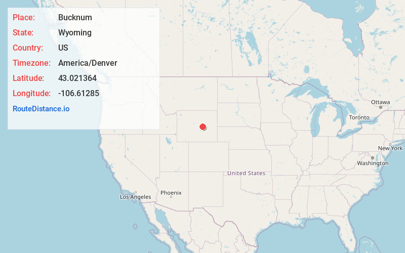Map of Bucknum