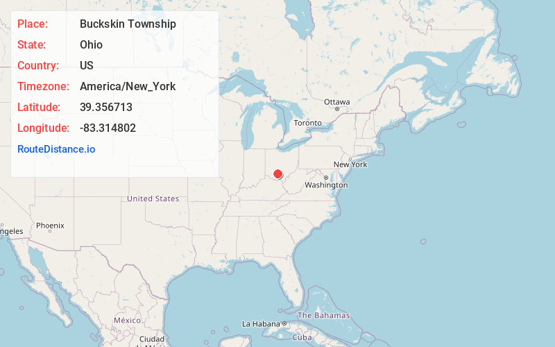 Map of Buckskin Township