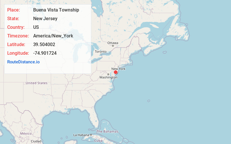 Map of Buena Vista Township