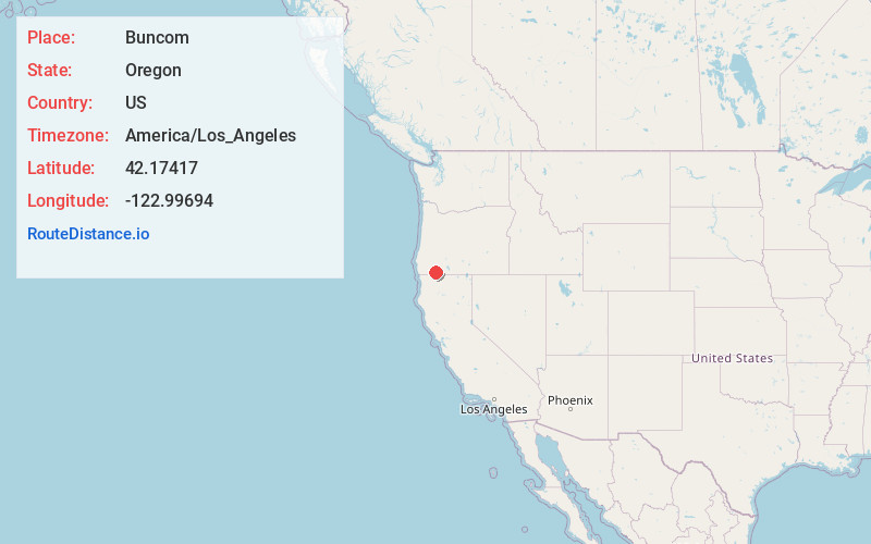 Map of Buncom