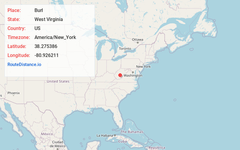 Map of Burl