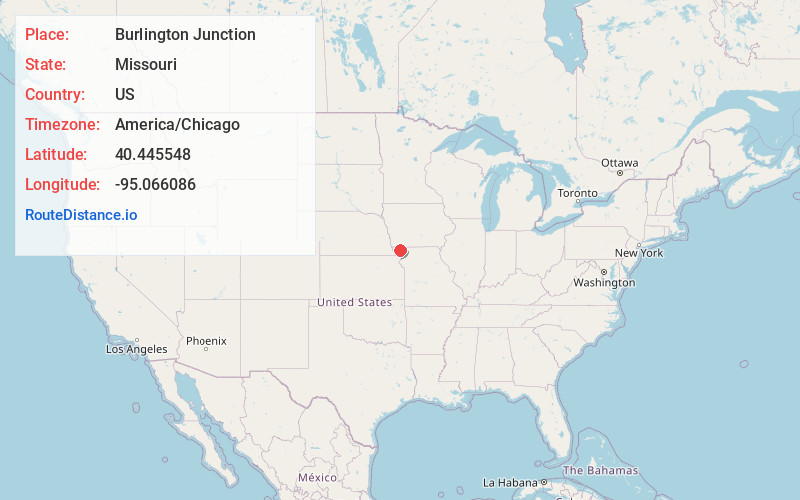 Map of Burlington Junction