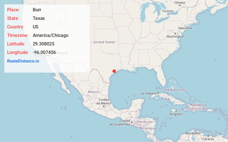 Map of Burr