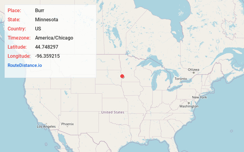 Map of Burr