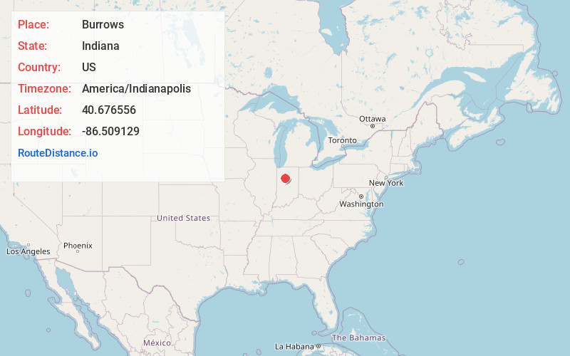 Map of Burrows