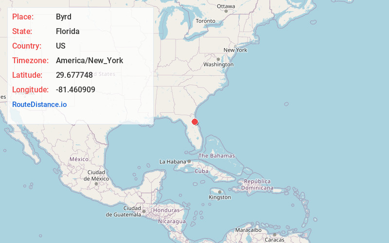 Map of Byrd