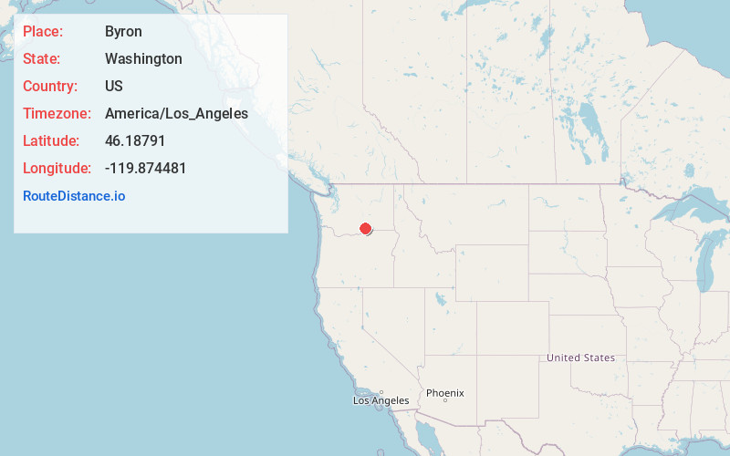 Map of Byron