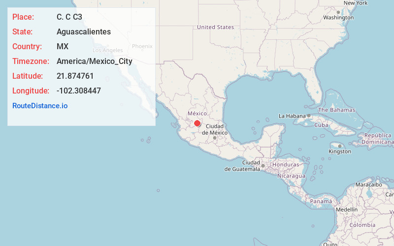 Map of C. C C3