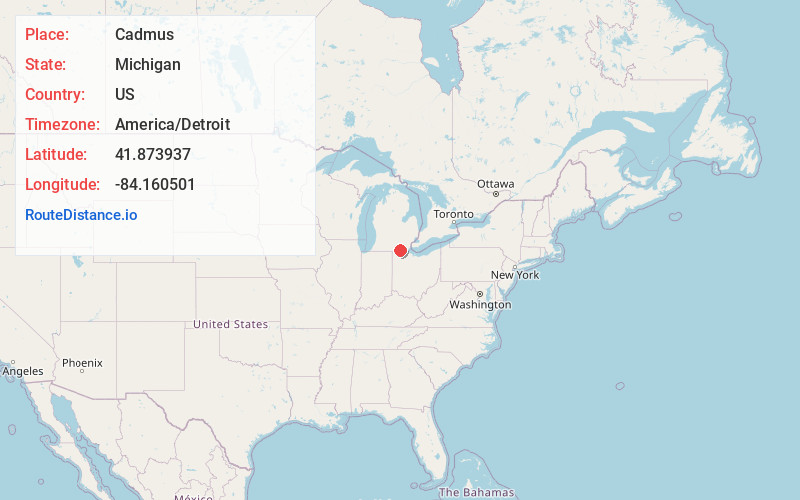 Map of Cadmus