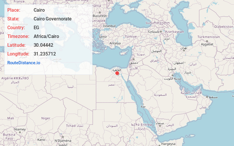 Map of Cairo