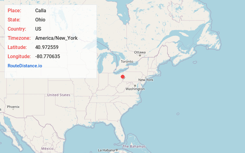 Map of Calla
