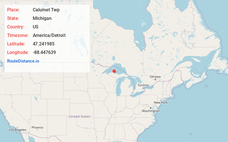 Map of Calumet Twp