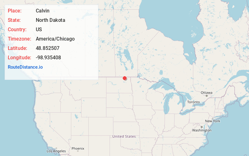 Map of Calvin