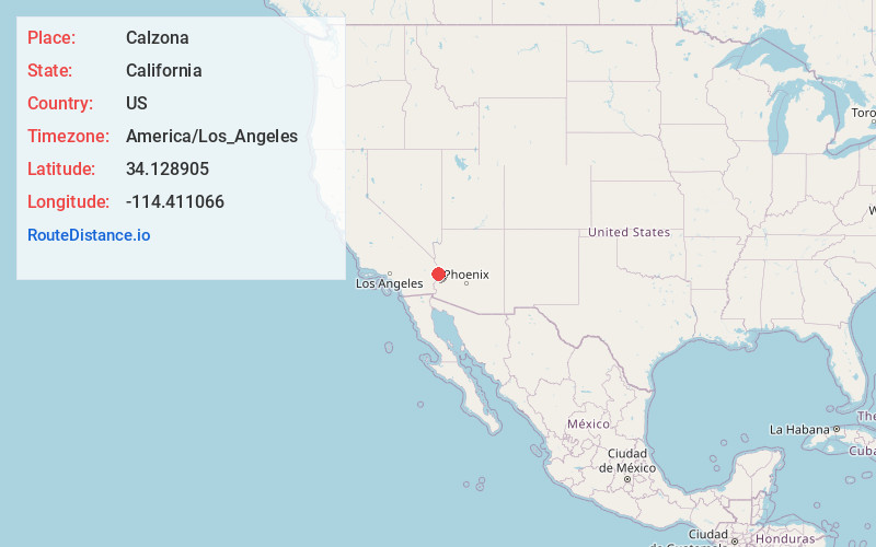 Map of Calzona