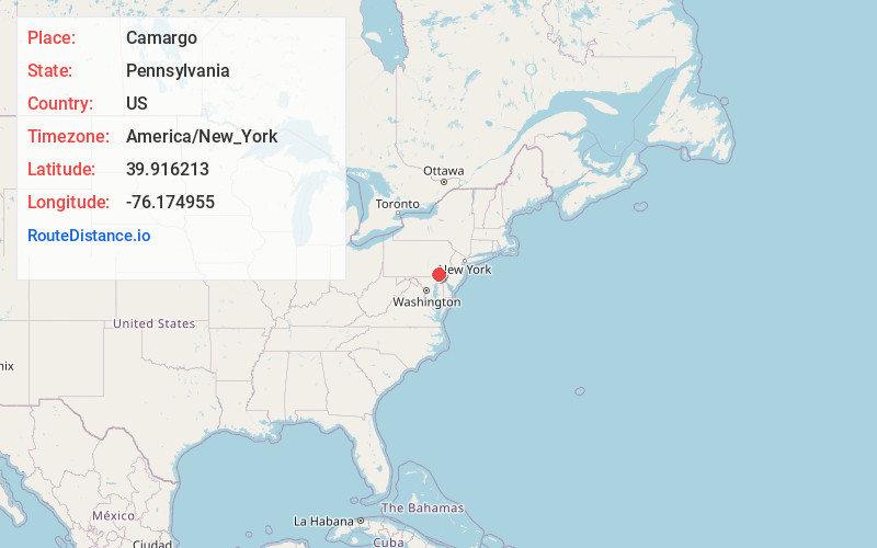 Map of Camargo