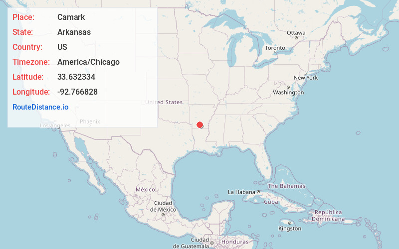 Map of Camark