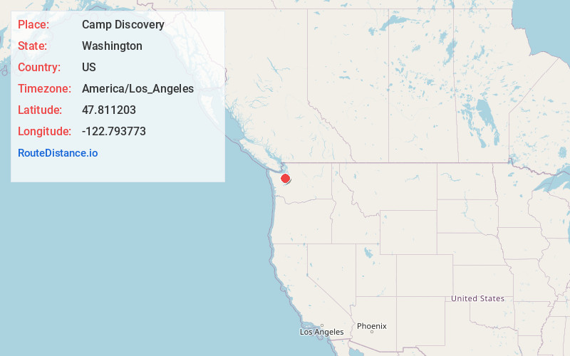 Map of Camp Discovery