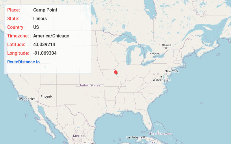 Map of Camp Point
