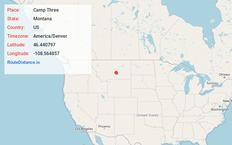 Map of Camp Three
