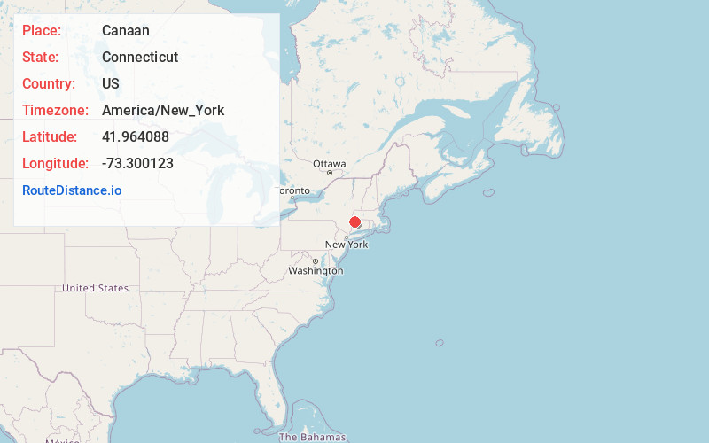 Map of Canaan