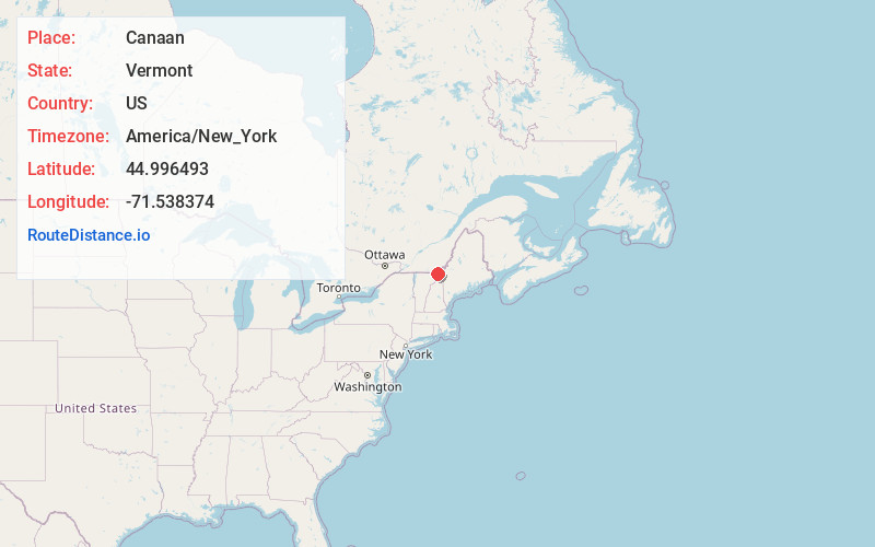 Map of Canaan