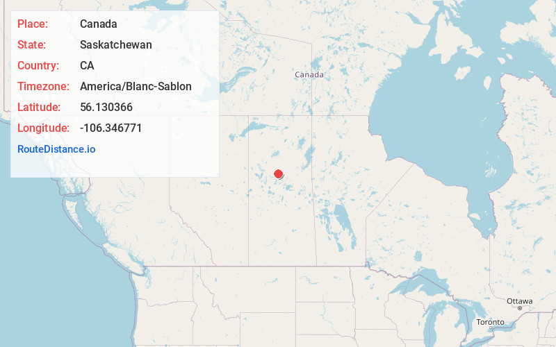 Map of Canada