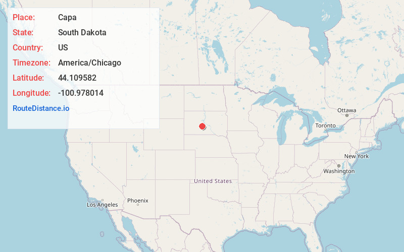 Map of Capa