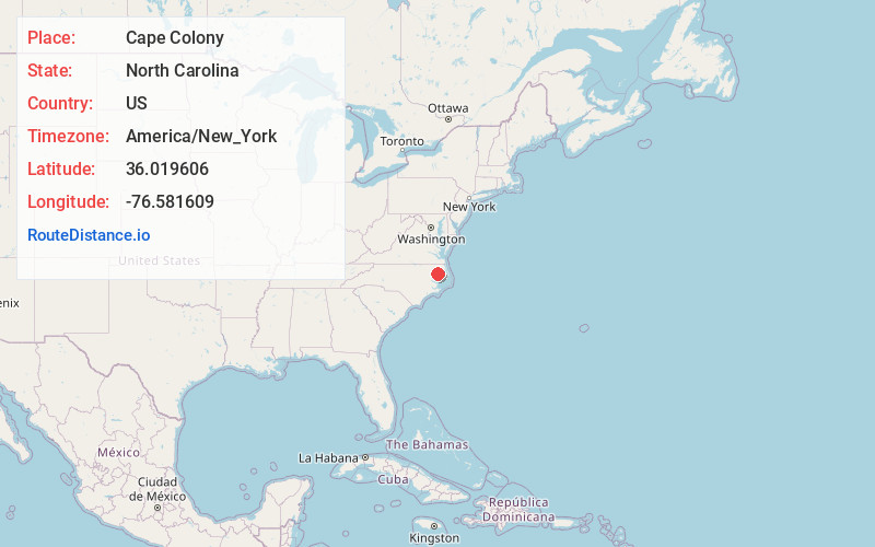 Map of Cape Colony