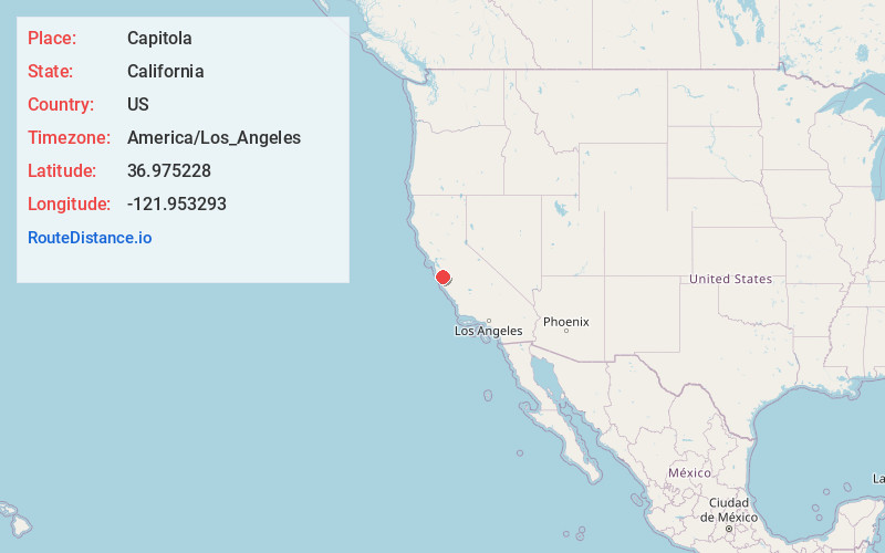 Map of Capitola