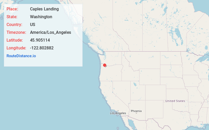 Map of Caples Landing