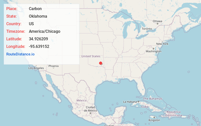 Map of Carbon