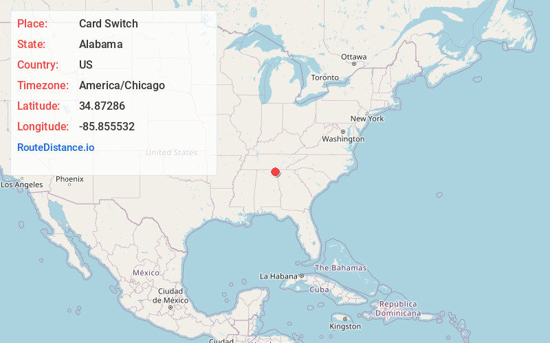 Map of Card Switch