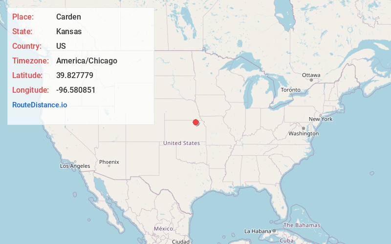 Map of Carden