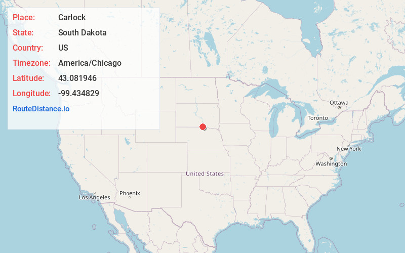 Map of Carlock