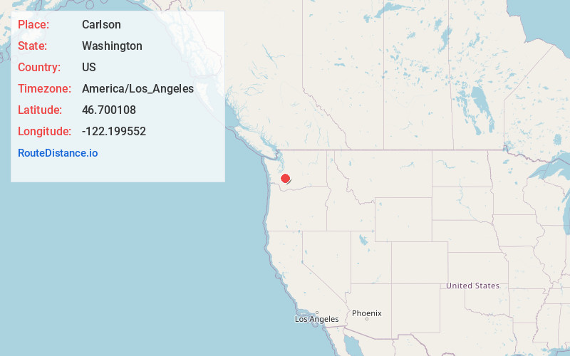 Map of Carlson