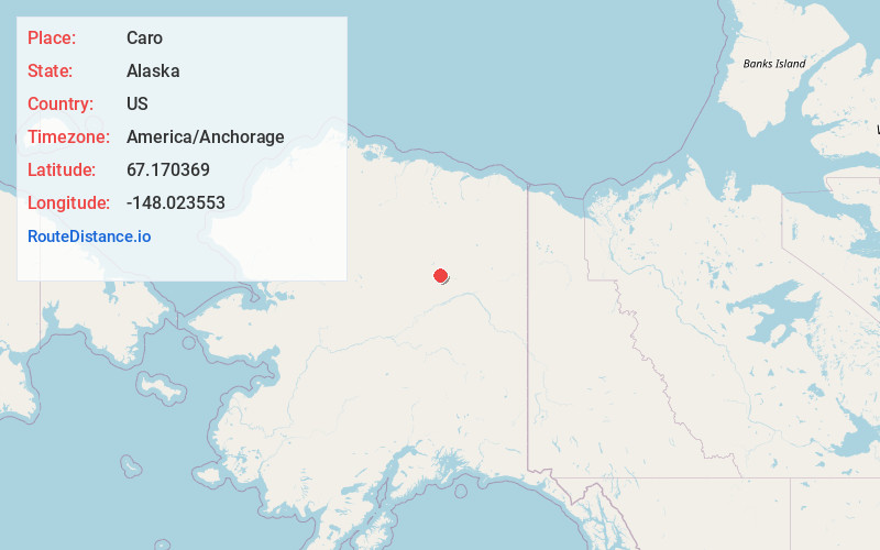 Map of Caro