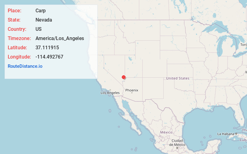 Map of Carp