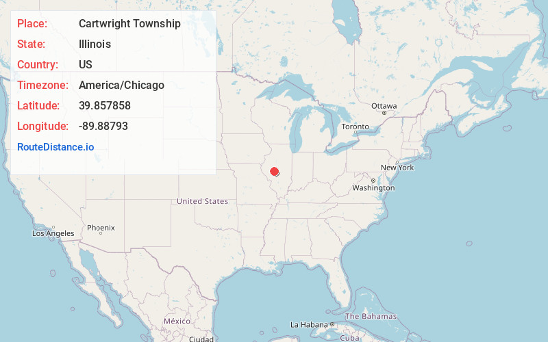Map of Cartwright Township
