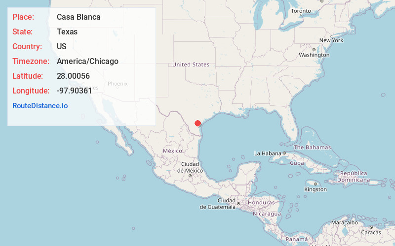 Map of Casa Blanca