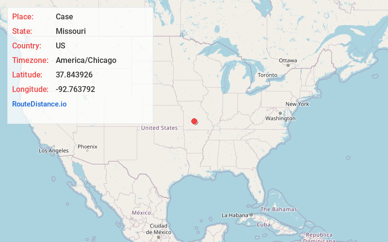 Map of Case