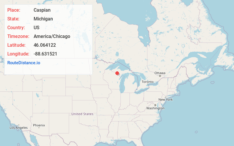 Map of Caspian