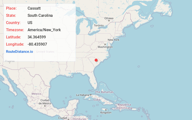 Map of Cassatt