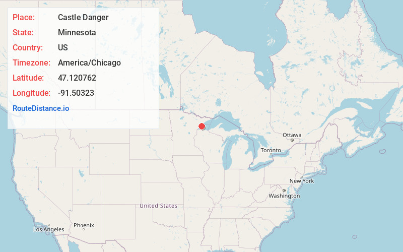 Map of Castle Danger