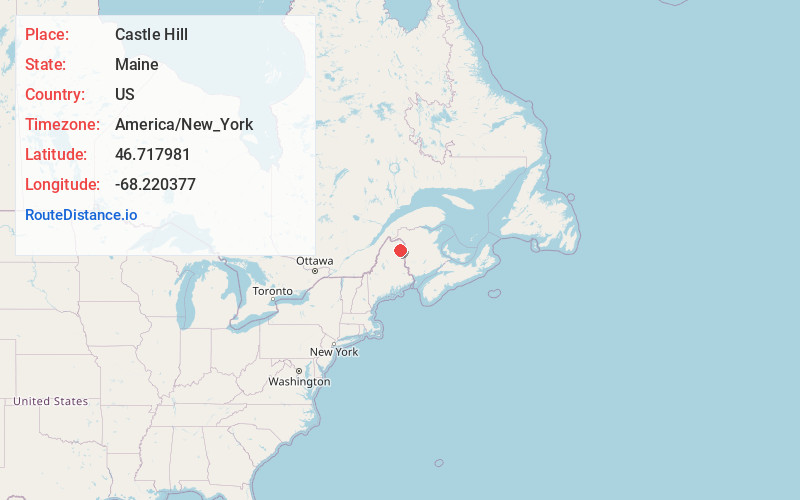 Map of Castle Hill