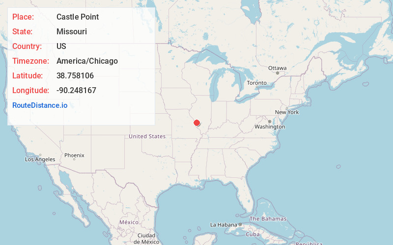 Map of Castle Point