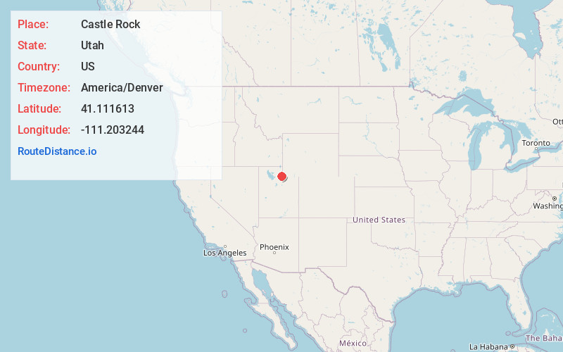 Map of Castle Rock