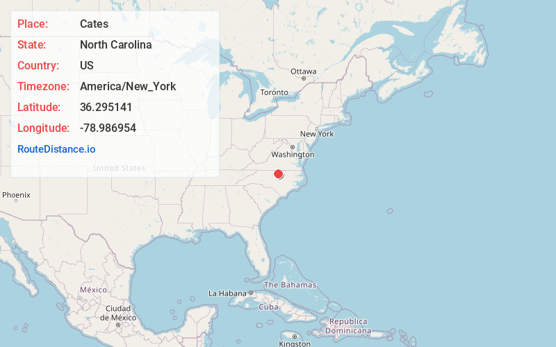 Map of Cates