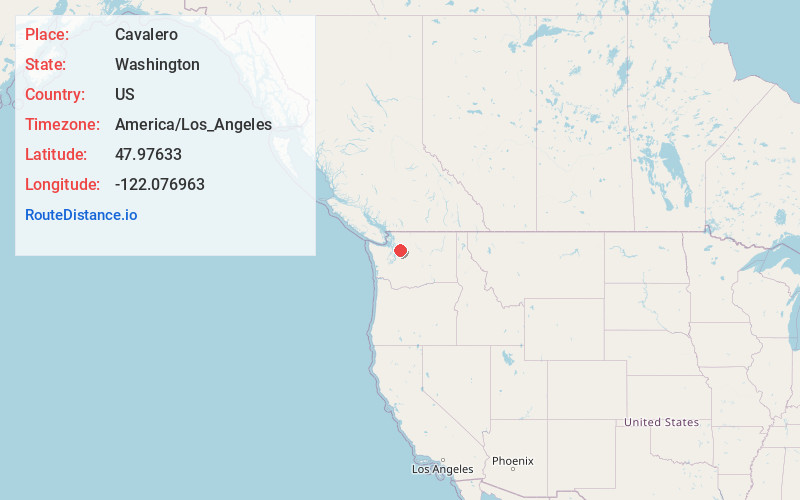 Map of Cavalero