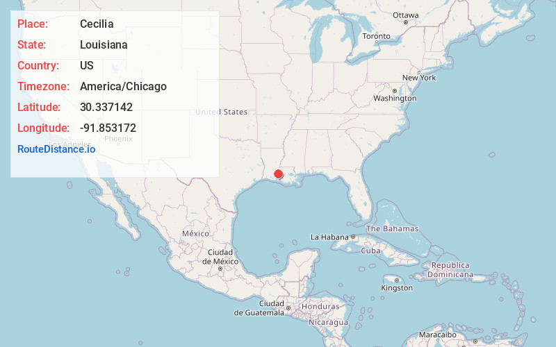 Map of Cecilia