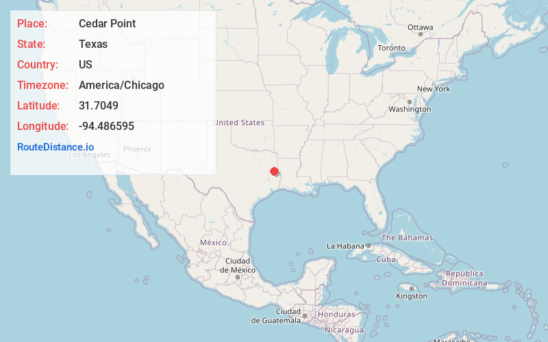 Map of Cedar Point